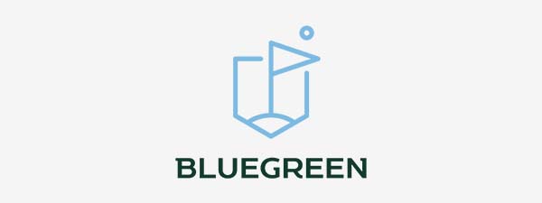 Logo blue green